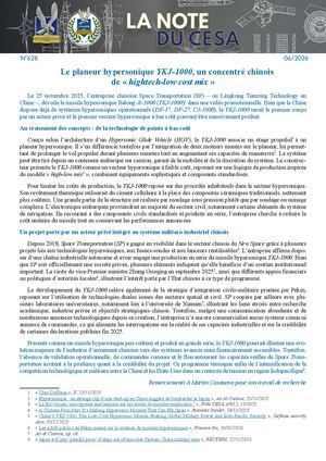628 Le Planeur Hypersonique YKJ-1000, Un Concentré Chinois De « Hightech Low Cost Mix »