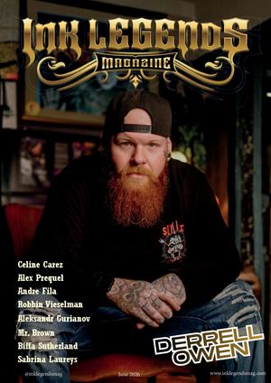 Ink Legends Magazine June 2026 feat. Derrell Owen