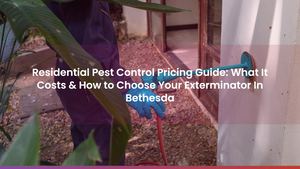 Residential Pest Control Pricing Guide: What It Costs & How to Choose Your Exterminator In Bethesda