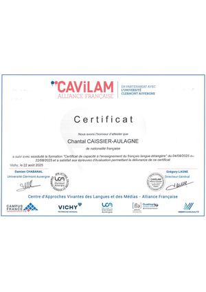 Certificat Fle