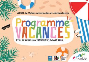 Programmes Vacances été ALSH