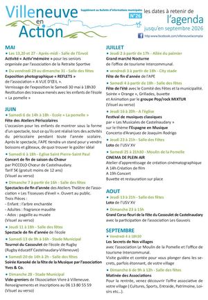 Agenda Ete 2026