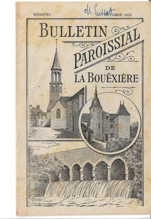 Bulletin paroissial La Bouëxière - Octobre 2026