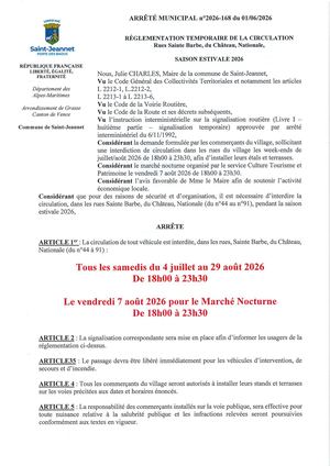 Am N°2026 168 Circ Coeur Village Saison 2026