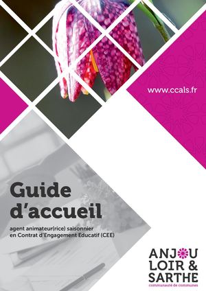 Guide accueil animateur saisonnier 2026