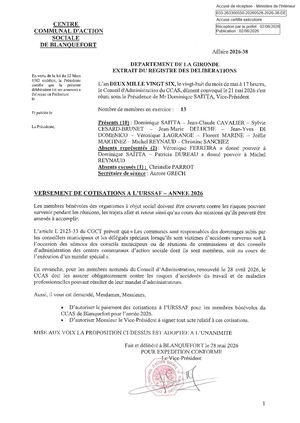 2026 38 Versement De Cotisations à L'urssaf 2026
