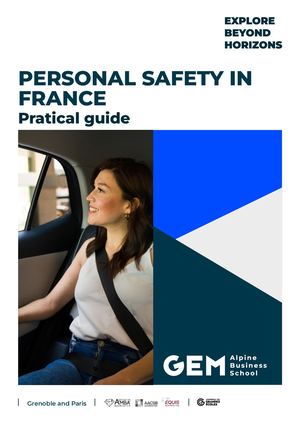 Personal Safety In France