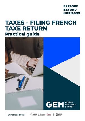 French Income Tax Return En