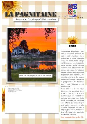 Gazette Pagny La Ville Ete