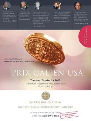 PG USA 2026 - Quick Fact Sheet - Incubator, Accelerator, Equity