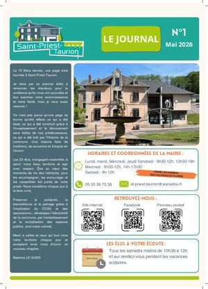 Journal N°1 - Mai 2026