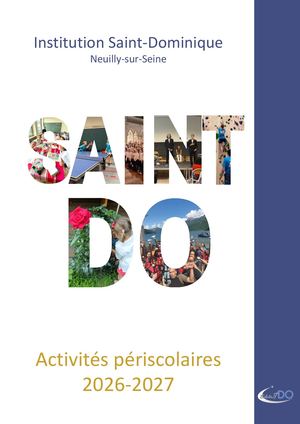 Activités Périscolaires 2026 2027