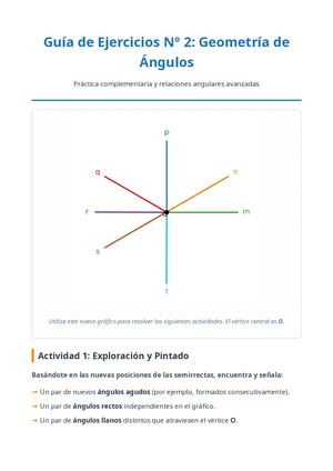 Ejercicios Geometria Angulos