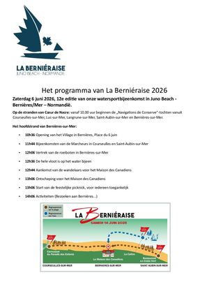 Programme Berniéraise 2026 (NL)