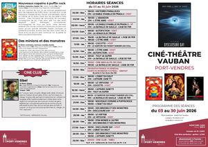 Prgramme Ciné Théâtre Vauban 3 30 Juin 2026