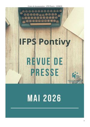 Revue De Presse Mai