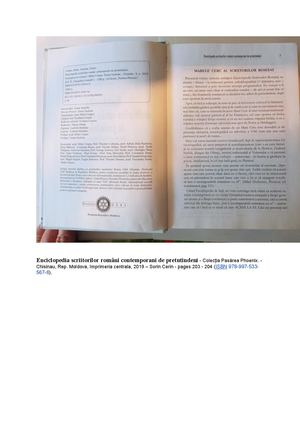 Enciclopedia Scriitorilor Români De Pretutindeni