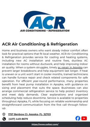 Acr Air Conditioning & Refrigeration