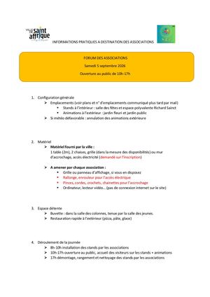 INFORMATIONS PRATIQUES A DESTINATION DES ASSOCIATIONS Docx