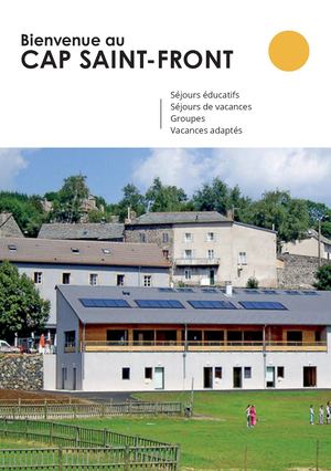 Livret informations CAP Saint-Front
