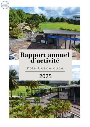 Rapport Annuel D'activités 2025 Du Pôle Guadeloupe