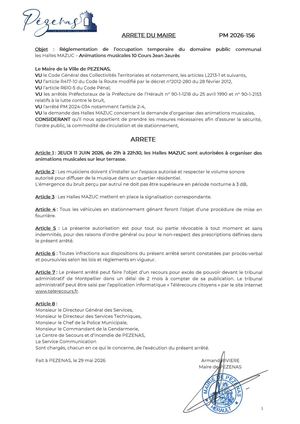 Arrêté 02 06 26