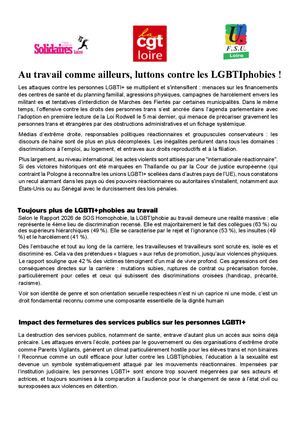 Communiqué Pride 2026 Loire