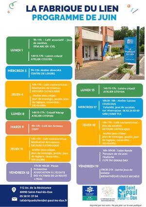 Programme Fabrique Du Lien Juin 2026
