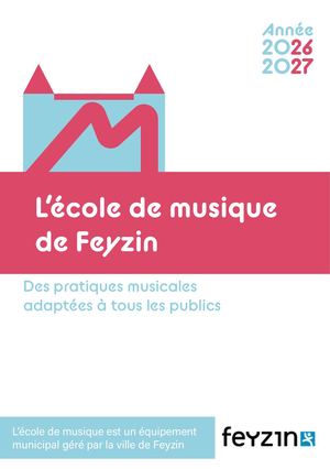 Plaquette 2026-2027 de l'École de musique
