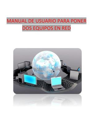 Manual De Usuario Para Poner Dos Equipos En Red