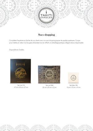 Plaquette Presentation Sacs Produits