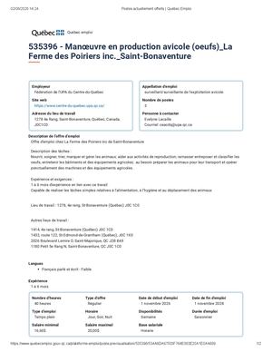 La Ferme Des Poisiers Inc St Bonaventure 535396
