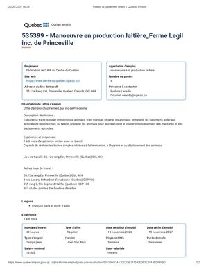 Ferme Légil Inc De Princeville 535399