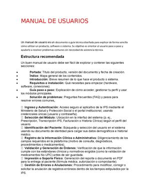 Manual De Usuarios