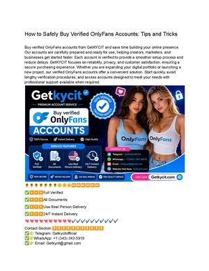 How To Safely Buy Verified Only Fans Accounts↪ Tips And Tricks