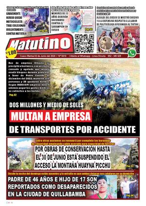 2026 06 02 Diario Matutino Cuz
