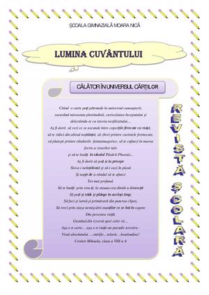 Revista nr 16 - Lumina cuvantului