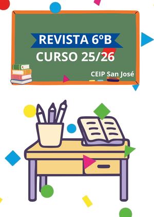 Revista 6ºB curso 25-26