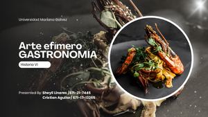 Arte Efimero Gastronomia