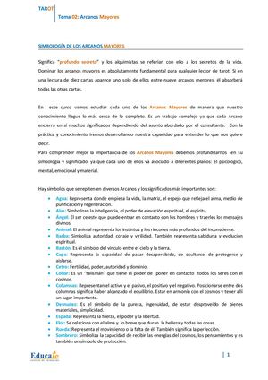 4 Tarot Arcanos Mayores Autor Educate
