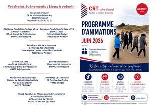 Programme D'animations Du Crt Loire Littoral Juin 2026