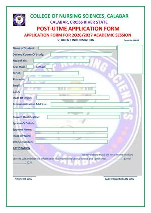 Call 08132728112 Canadian University of Nigeria, Application Form 2026/2027 Admission/Application Form is Out. Call ☎️ 08132728112 Dr. Mrs Sarah. 2026/2027 Direct Entry Form, Postgraduate Diploma Form, JUPEB Form, Transfer Form, (08132728112) IJMB Are All