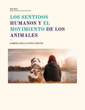 Sentidos y Movimientos de los animales