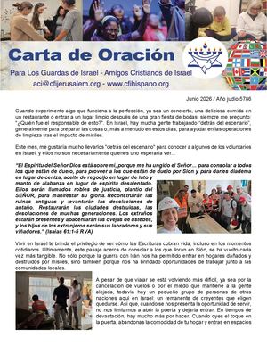 06-2026 Oración por Israel