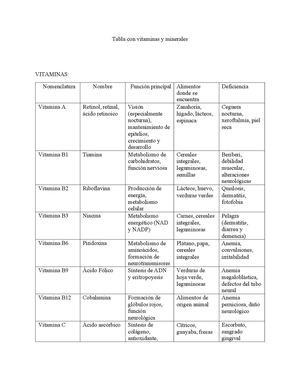 Tabla Con Vitaminas Y Minerales Corregida