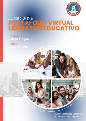 Portafolio Virtual Liderazgo Educativo