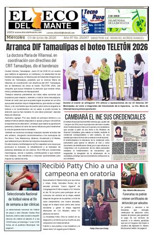 Miércoles 03 De Junio De 2026