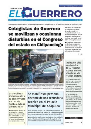 Miércoles 3 de junio del 2026