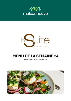Menu Semainier Semaine 24