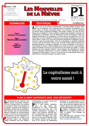 2098 Les Nouvelles De La Nièvre Du 29 Mai Au 12 Juin 2026